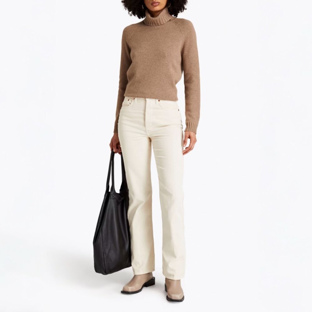 RE/DONE 70s Bootcut Corduroy Pants Vintage Ivory Size 30 NEW NWT